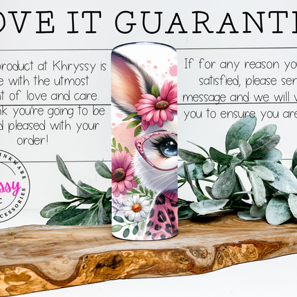 Bunny Chic 20oz Tumbler with Straw