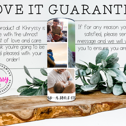 Our Hero Father's Day 20oz Photo-frame Tumbler with Straw