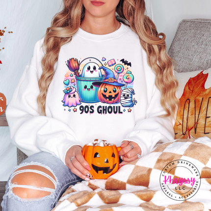 90's Ghoul Retro Pastel Halloween Crewneck