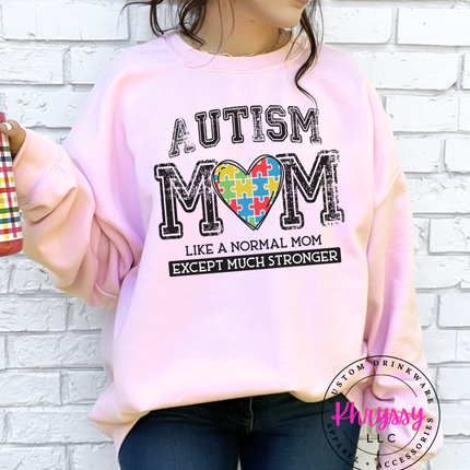 Autism Mom Stronger Than Normal Love Puzzle