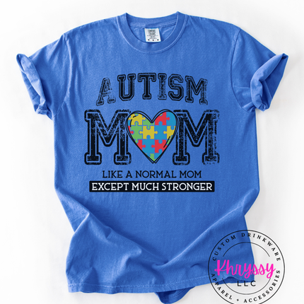 Autism Mom Stronger Than Normal Love Puzzle