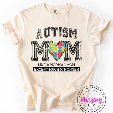Autism Mom Stronger Than Normal Love Puzzle