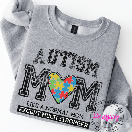 Autism Mom Stronger Than Normal Love Puzzle
