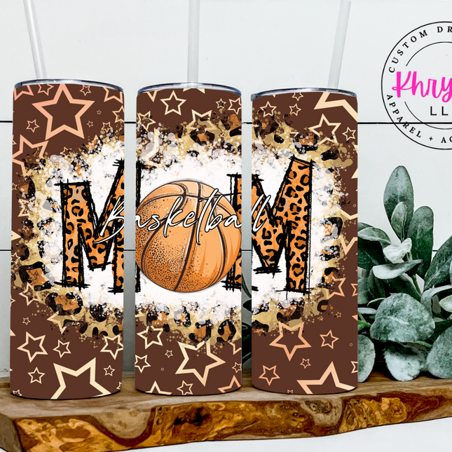 All-Star Support Basketball Mom 20oz Tumbler with Straw