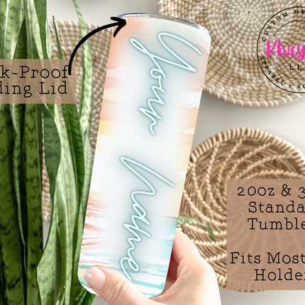 Be Salty 20oz Beach Tumbler with Straw