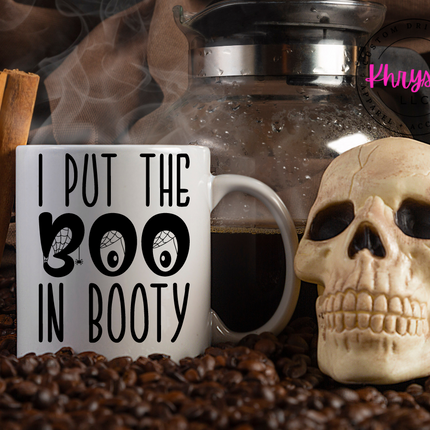 I Put The Boo In Booty 15oz Coffee Mug