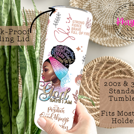 EmpowerHER 20oz Tumbler with Straw