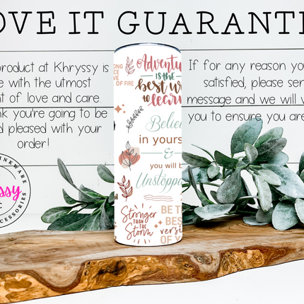 EmpowerHER 20oz Tumbler with Straw