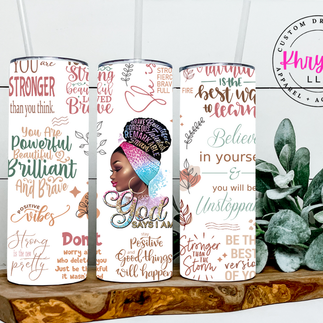 EmpowerHER 20oz Tumbler with Straw