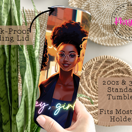 Crowned in Confidence 20oz Tumbler with Straw