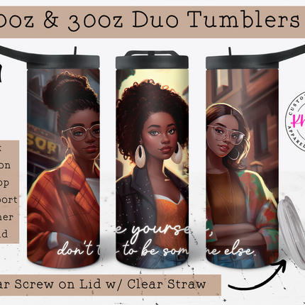 Crowned in Confidence 20oz Tumbler with Straw