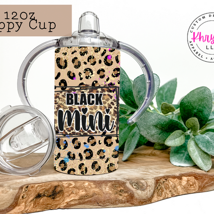 Black Mama and Mini Custom 12oz/20oz Tumbler Set