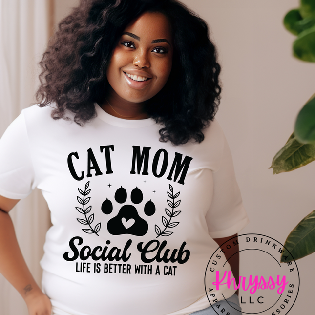 Cat Mom Social Club Unisex Shirt