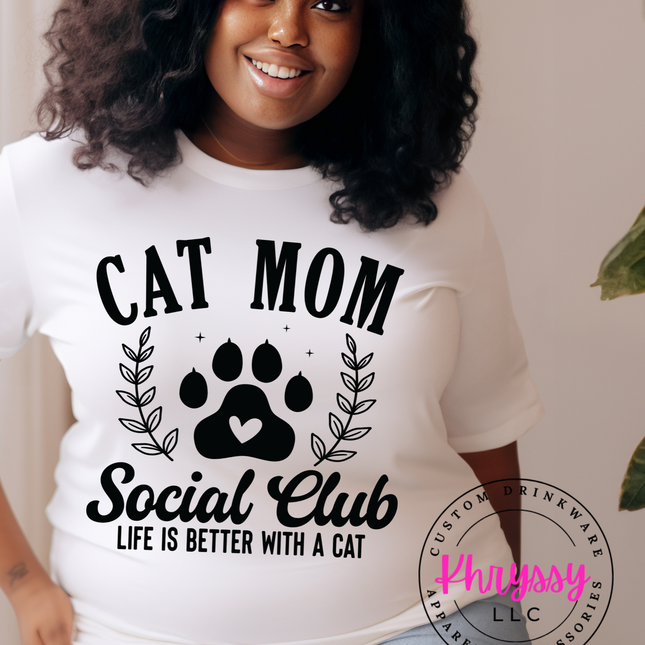 Cat Mom Social Club Unisex Shirt