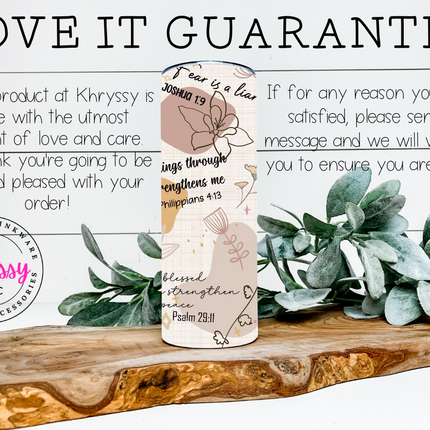 Divine Declarations 20oz Tumbler with Straw