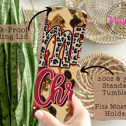 Wildly Festive Merry Christmas 20oz Tumbler with Straw