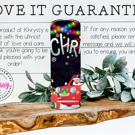 Santa and Friends 20oz Tumbler with Straw