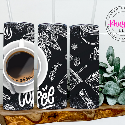 Coffee House 20oz Tumbler with Straw