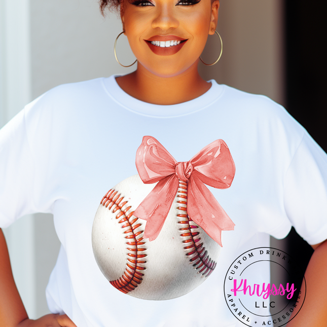 Coquette Bow Baseball Unisex Shirt