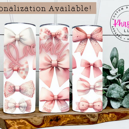 Elegance in Every Sip: Coquette 20oz Tumbler - Unleash Your Sophistication