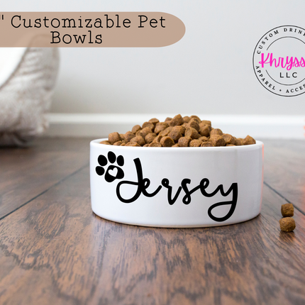 Customizable Pet Bowl