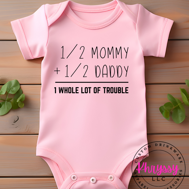 Lots of Trouble Baby Bodysuit