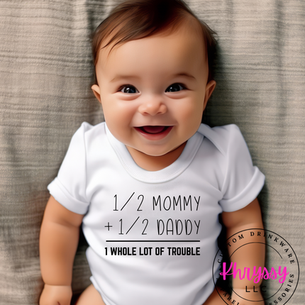 Lots of Trouble Baby Bodysuit