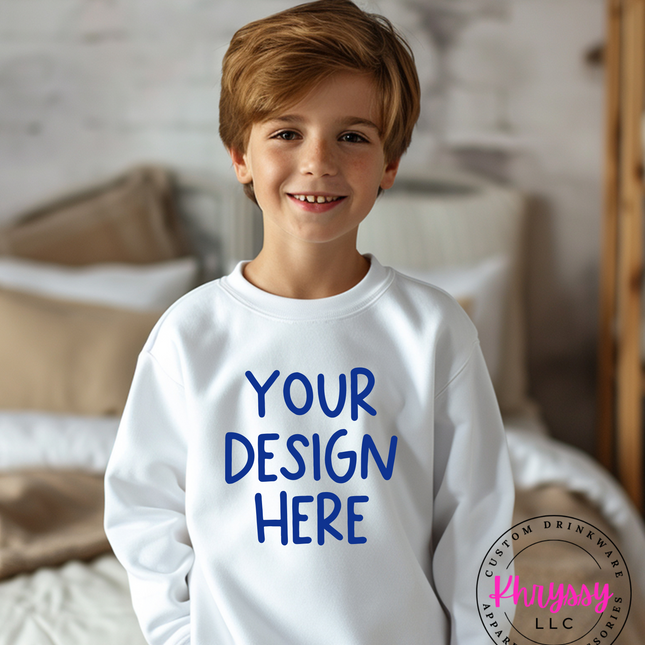 Design Your Own Child Crewneck Sweatshirt