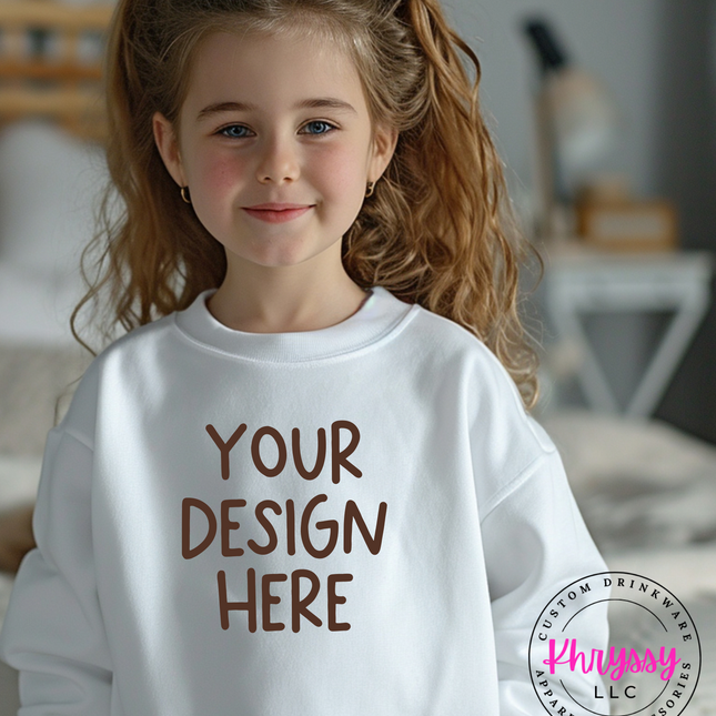 Design Your Own Child Crewneck Sweatshirt