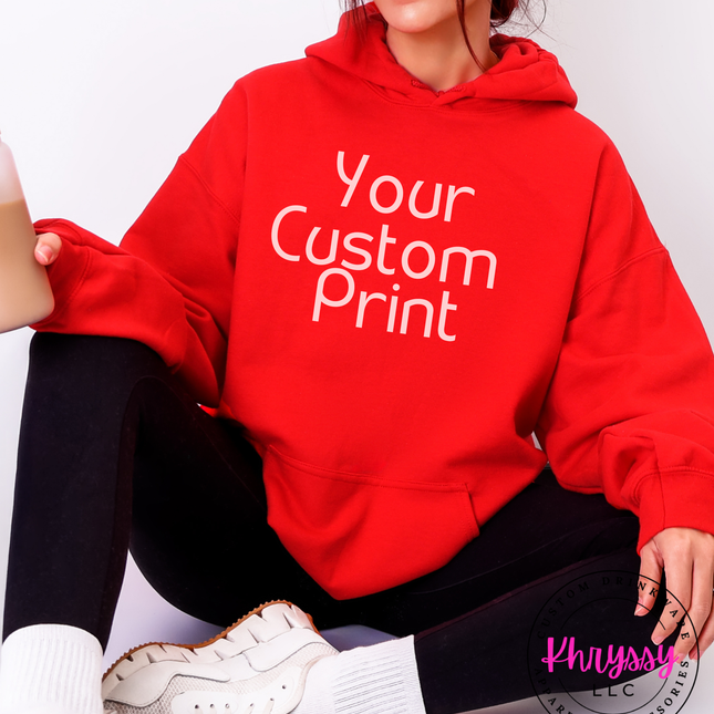 Adult Gildan Heavyblend Hoodie- Personalized Warm Wearable