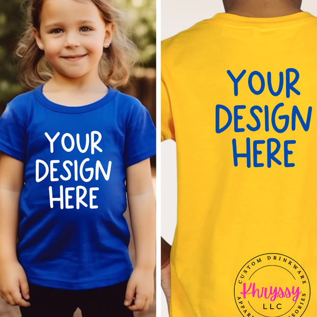 Design Your Own Child Comfort Colors T-Shirt