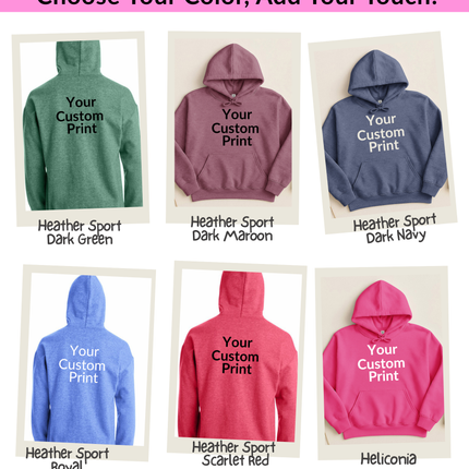 Adult Gildan Heavyblend Hoodie- Personalized Warm Wearable