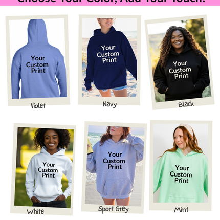 Adult Gildan Heavyblend Hoodie- Personalized Warm Wearable