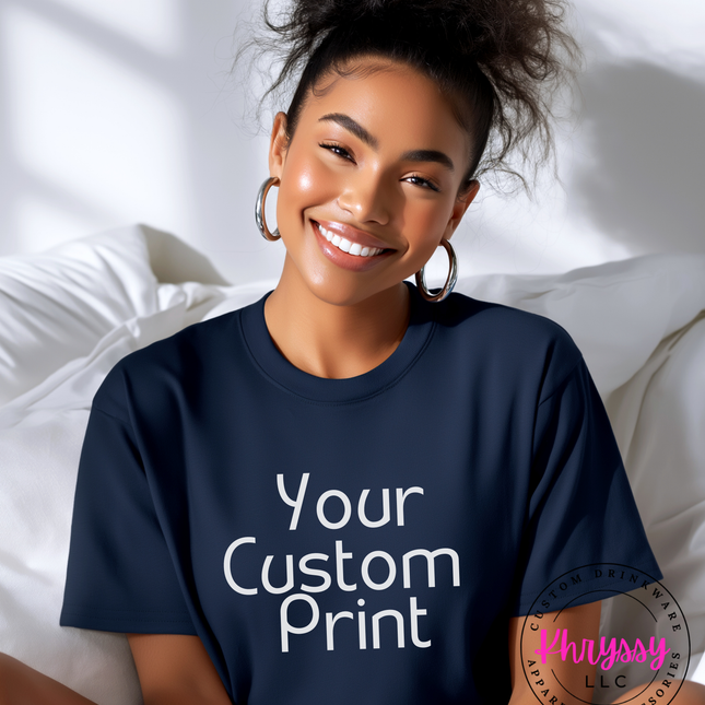 Adult Comfort Colors Custom Canvas Print- Express Your Unique Style