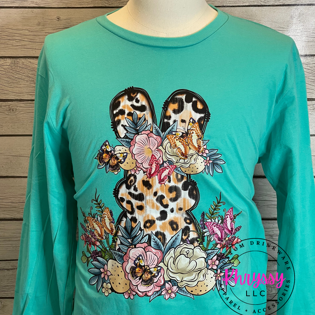 READY TO SHIP: Floral Easter Bunny Unisex Shirt