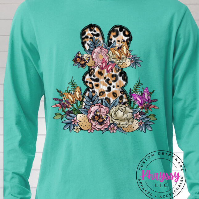 READY TO SHIP: Floral Easter Bunny Unisex Shirt