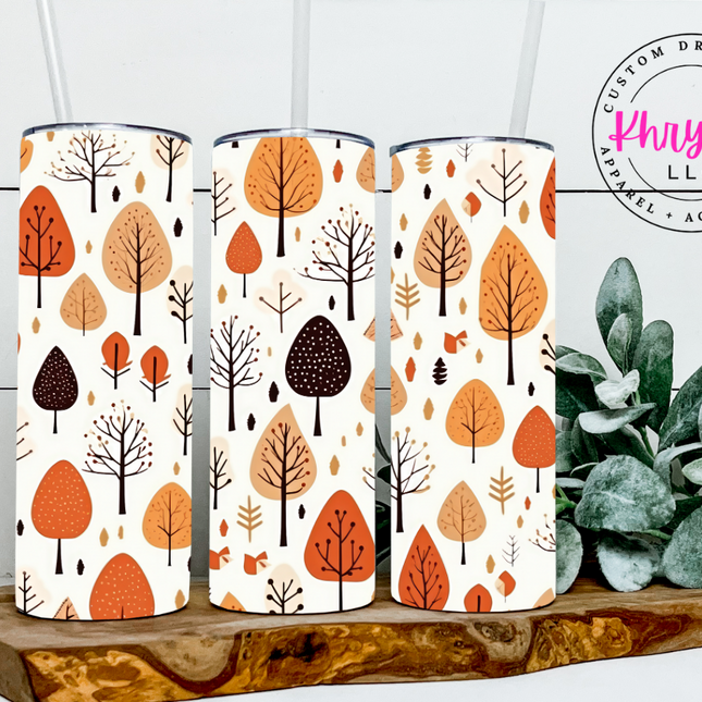 Autumn Splendor Tree 20oz Tumbler with Straw