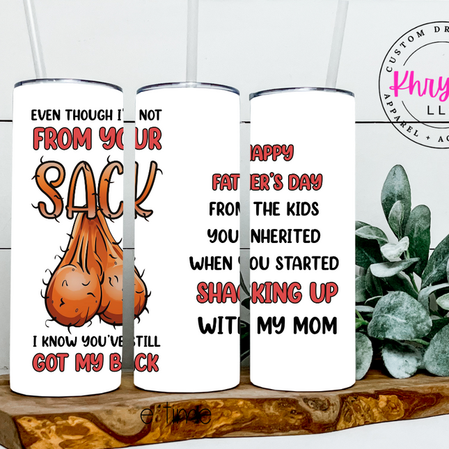 Father's Day Humor 20oz Tumbler with Straw