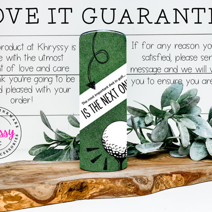 Swing in Style 20oz Personalized Golf Tumbler with Straw