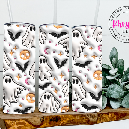 Halloween 20oz Bubble Tumbler with Straw