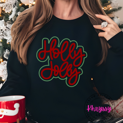 Holly Jolly Unisex T-Shirt | Festive Holiday Apparel | Christmas Shirt for Men & Women | Casual & Cozy Christmas Outfit