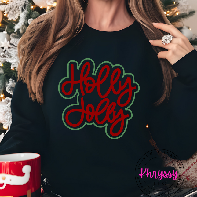 Holly Jolly Unisex T-Shirt | Festive Holiday Apparel | Christmas Shirt for Men & Women | Casual & Cozy Christmas Outfit