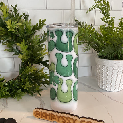 Lucky, Lucky, Lucky 20oz Tumbler with Straw