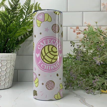 Cafecito Y Chisme 20oz Tumbler with Straw