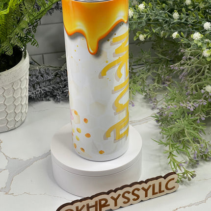 Honeybee Custom 20oz Tumbler with Straw