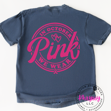 Pink October Shirt ⎸ Breast Cancer Awareness T-Shirt ⎸ Unisex Graphic Tee ⎸ Trendy October Outfit ⎸ Support the Cause