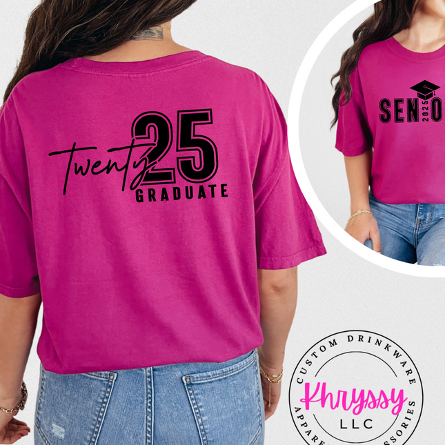 2025 Graduate T-Shirt - Senior 2025 Tee - Class of 2025 Graduation Shirt