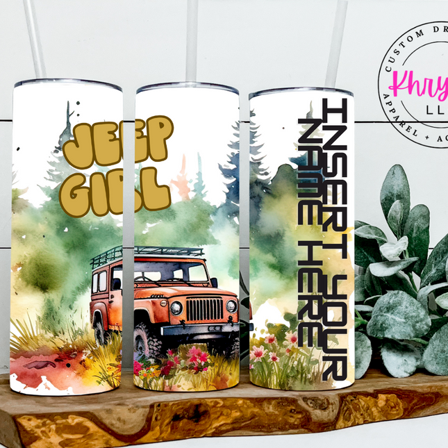 Trailblazing Diva 20oz Tumbler with Straw