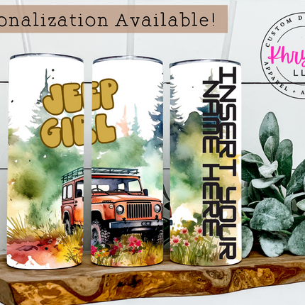 Trailblazing Diva 20oz Tumbler with Straw