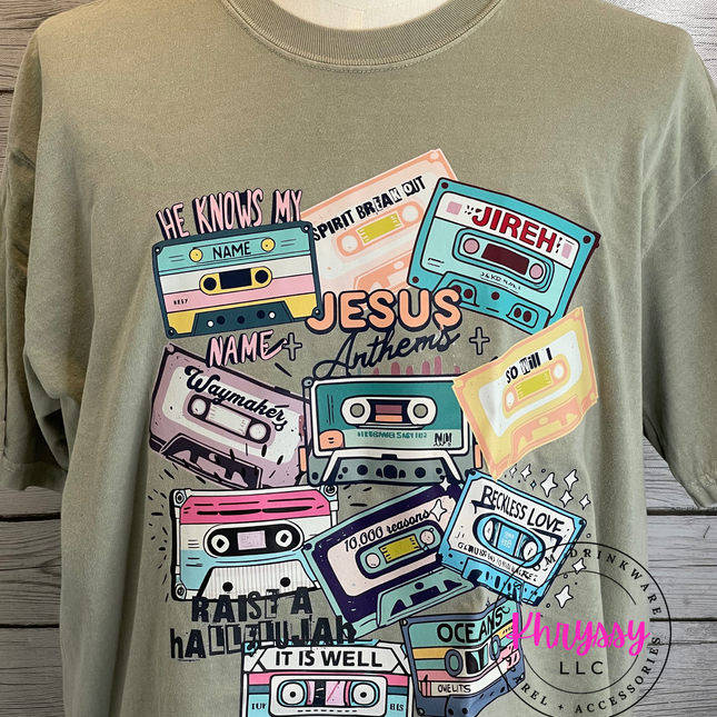 READY TO SHIP: Jesus Anthems Unisex Shirt - Embrace the Power of Faithful Music